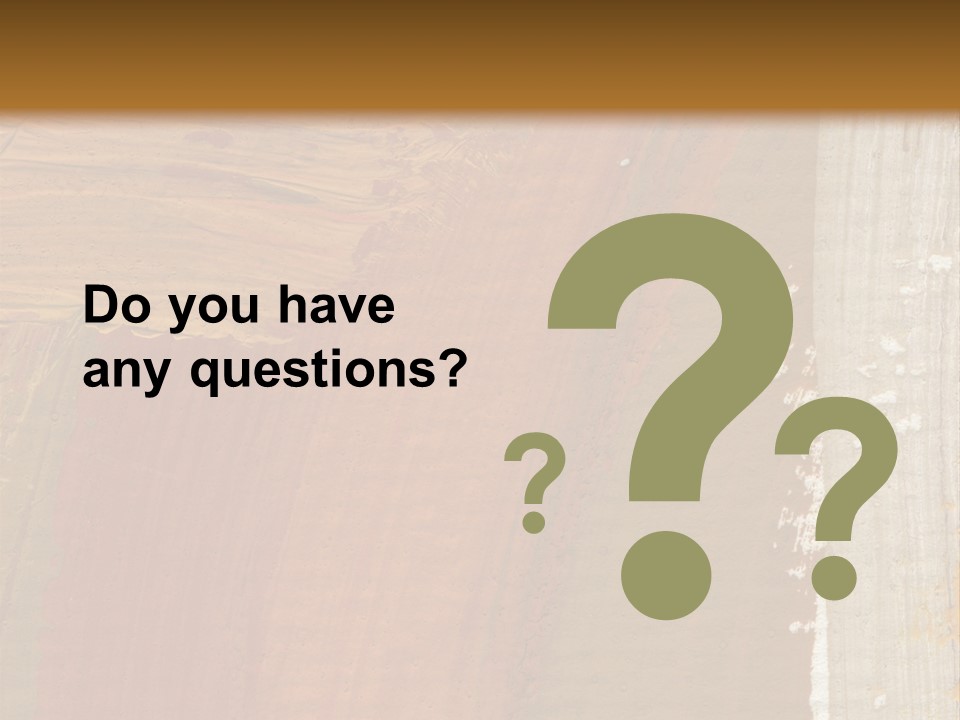 A Brown And Orange Abstract Background With A White Border PowerPoint Template