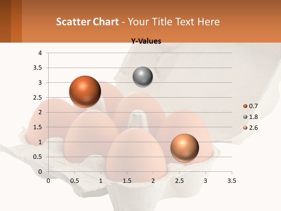 A Carton Of Eggs On A White Background PowerPoint Template