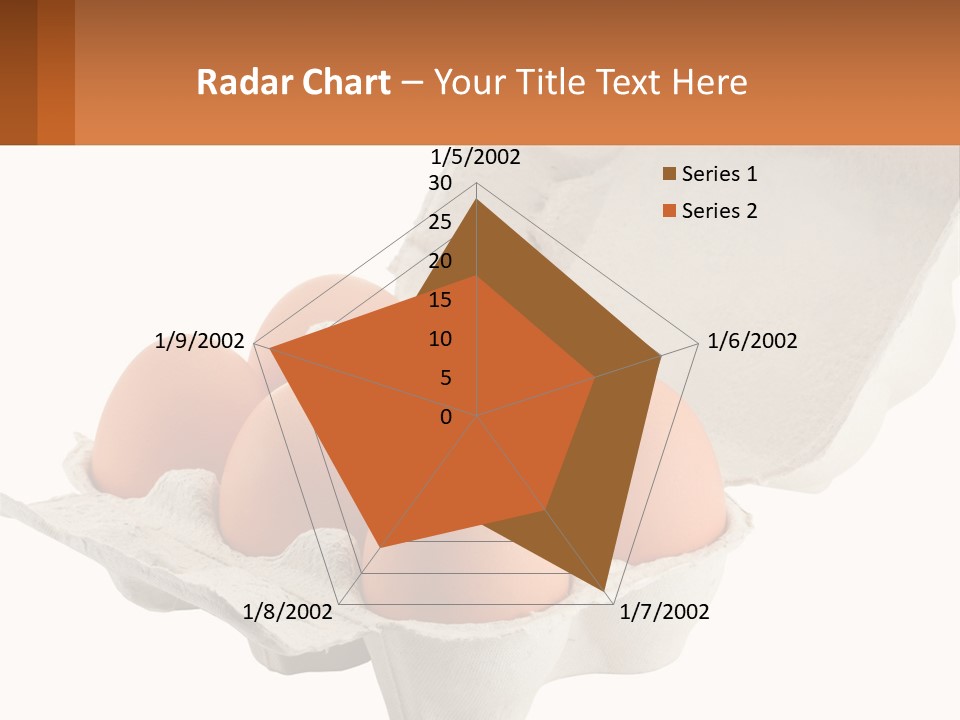 A Carton Of Eggs On A White Background PowerPoint Template