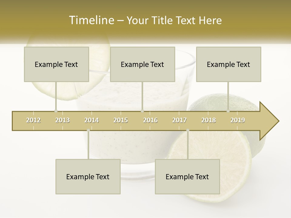 A Glass With A Lime And A Lime Slice Next To It PowerPoint Template