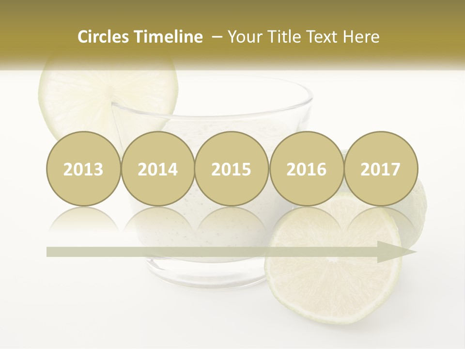 A Glass With A Lime And A Lime Slice Next To It PowerPoint Template