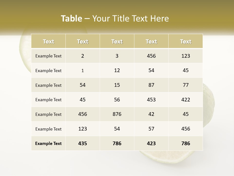 A Glass With A Lime And A Lime Slice Next To It PowerPoint Template
