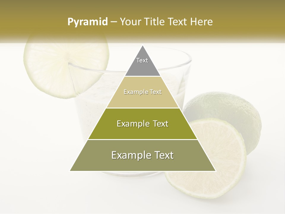 A Glass With A Lime And A Lime Slice Next To It PowerPoint Template