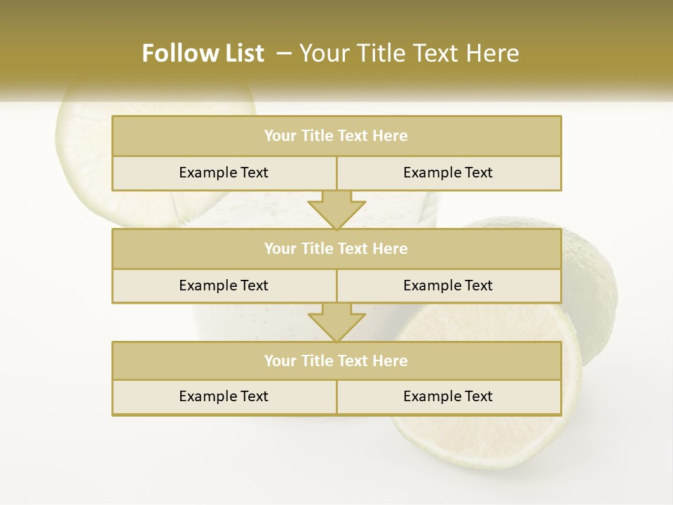 A Glass With A Lime And A Lime Slice Next To It PowerPoint Template
