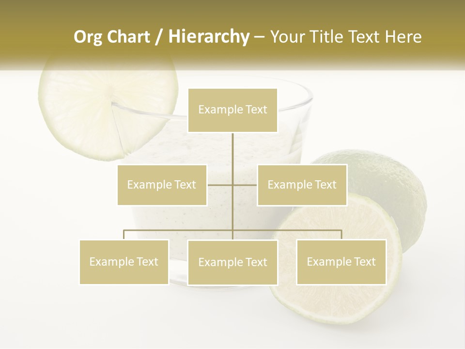 A Glass With A Lime And A Lime Slice Next To It PowerPoint Template