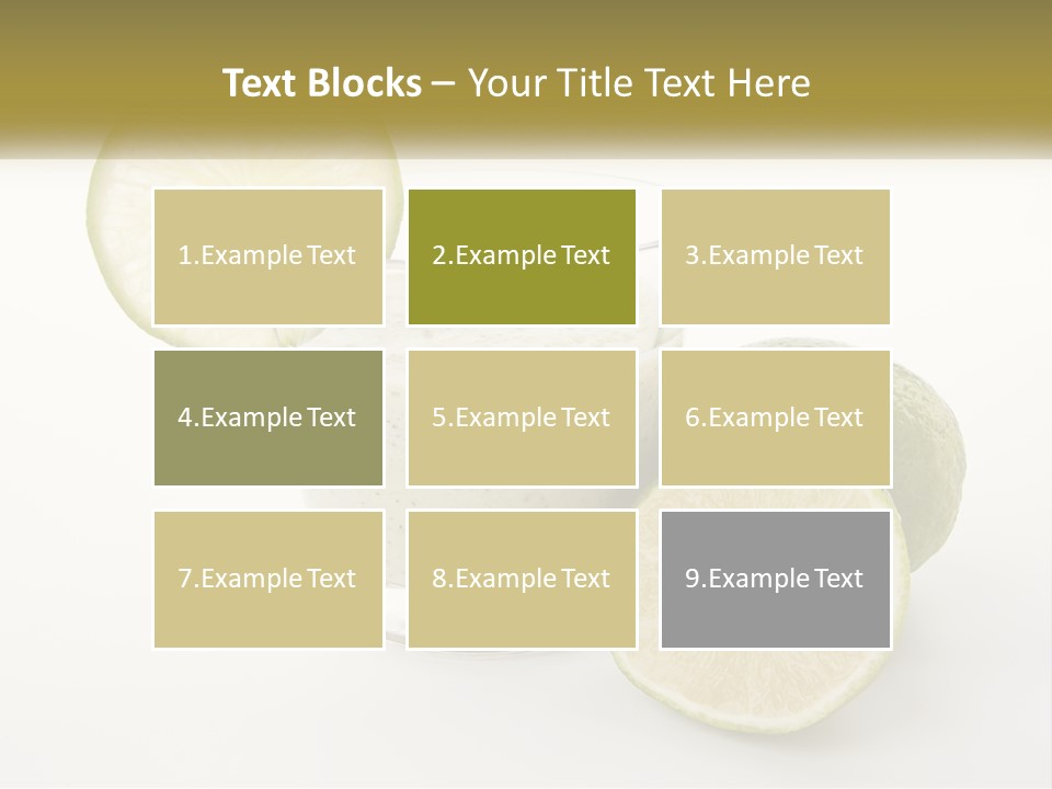 A Glass With A Lime And A Lime Slice Next To It PowerPoint Template