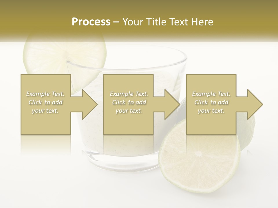 A Glass With A Lime And A Lime Slice Next To It PowerPoint Template