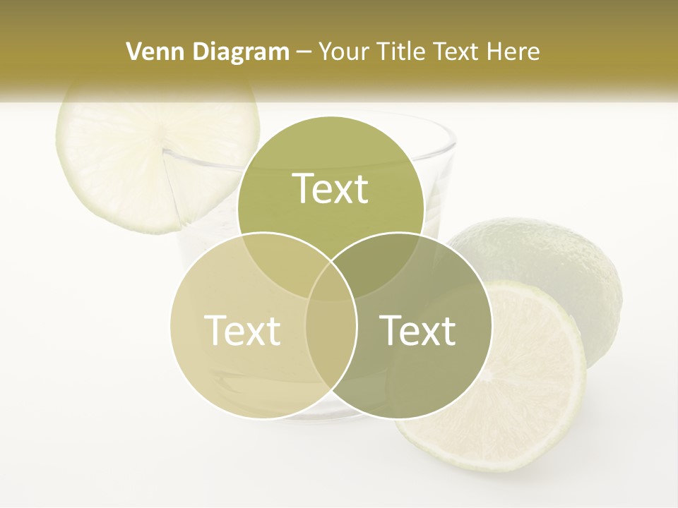 A Glass With A Lime And A Lime Slice Next To It PowerPoint Template