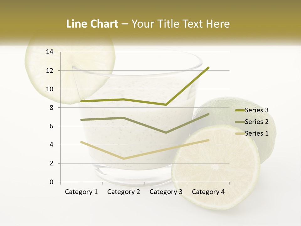 A Glass With A Lime And A Lime Slice Next To It PowerPoint Template