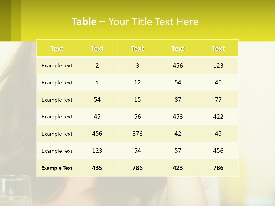 A Woman Holding Her Head In Her Hands PowerPoint Template