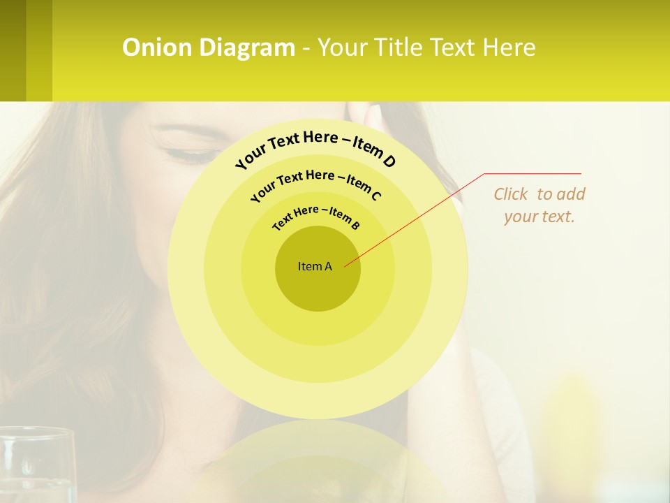 A Woman Holding Her Head In Her Hands PowerPoint Template