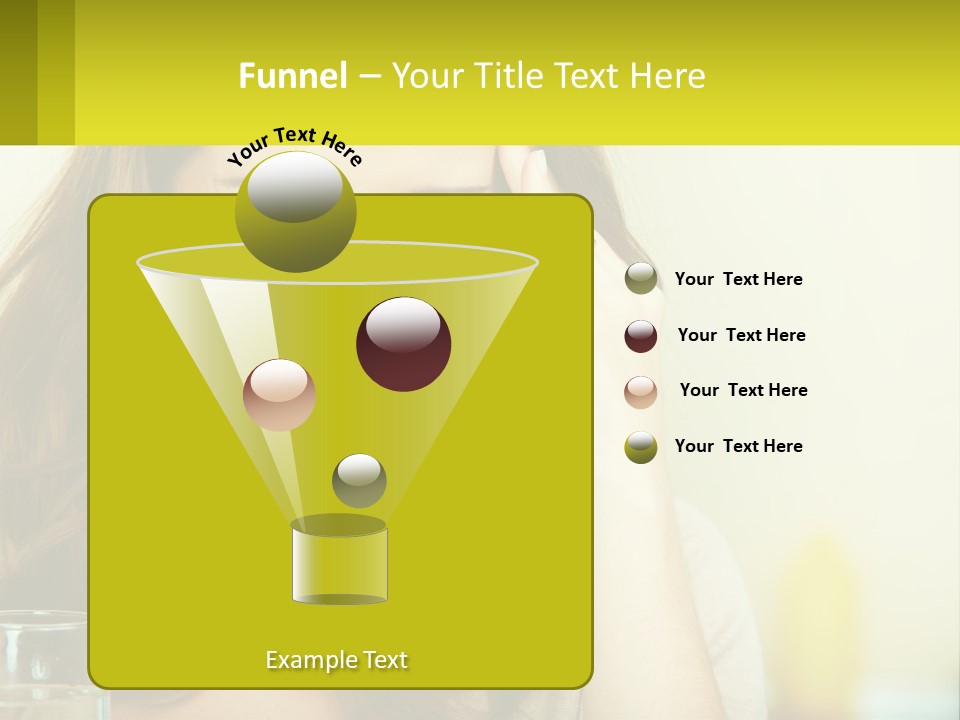 A Woman Holding Her Head In Her Hands PowerPoint Template