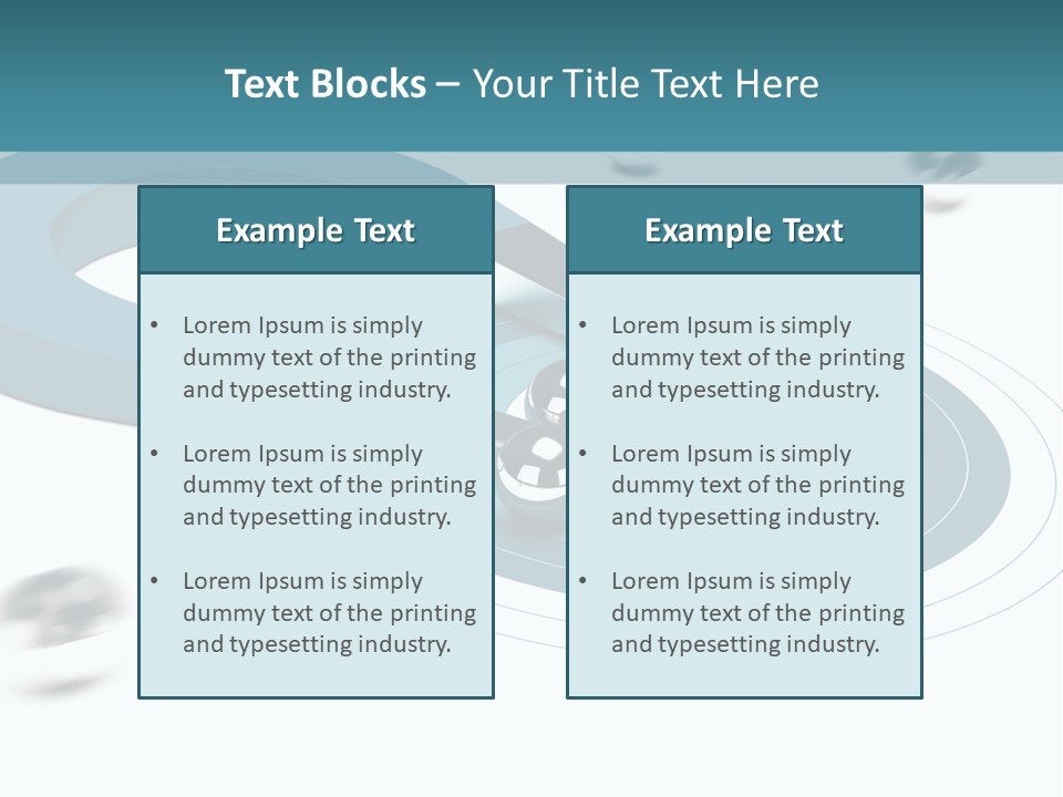 A Group Of Balls On Top Of A Blue Arrow PowerPoint Template