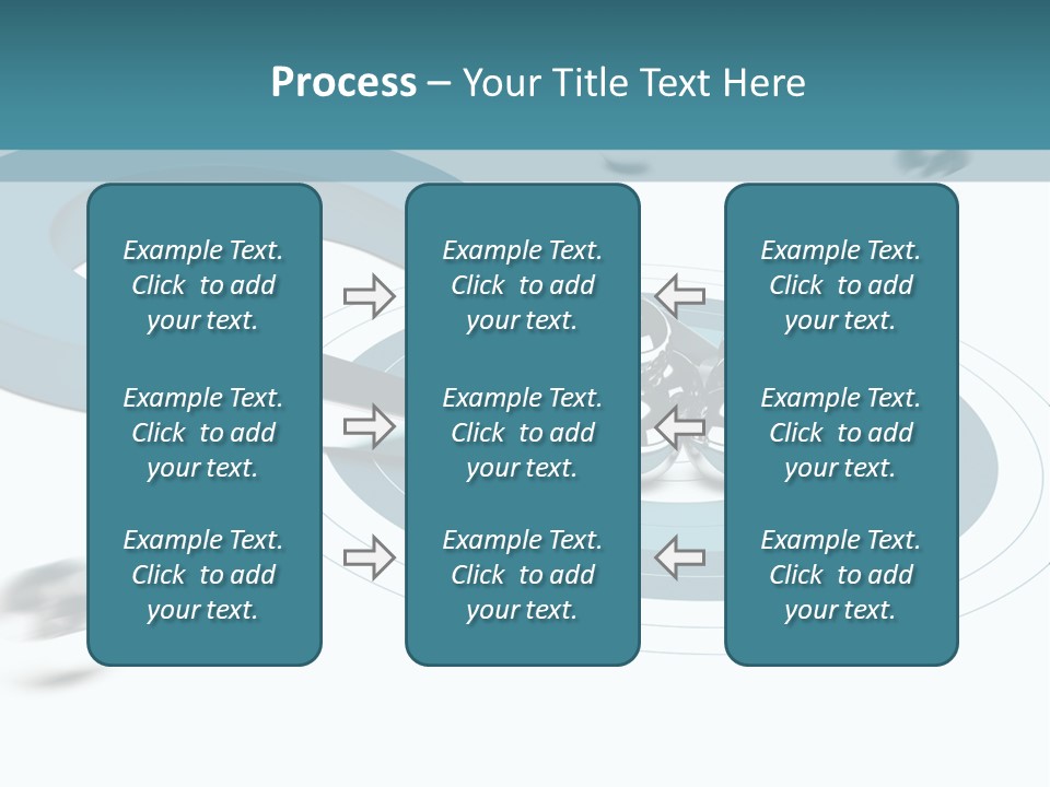 A Group Of Balls On Top Of A Blue Arrow PowerPoint Template