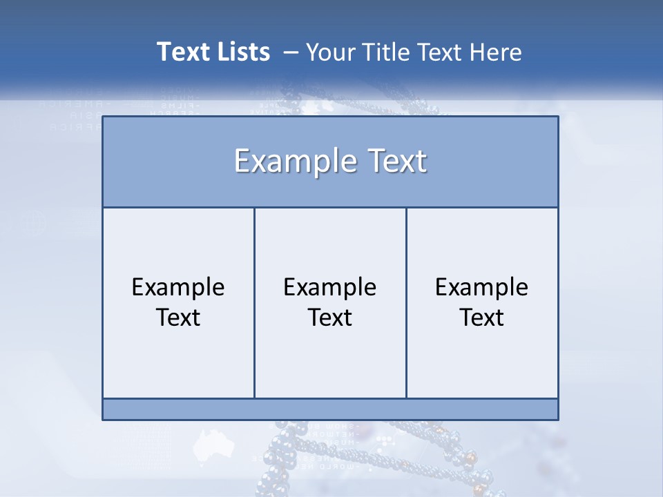 A Blue And White Structure With A Blue Background PowerPoint Template