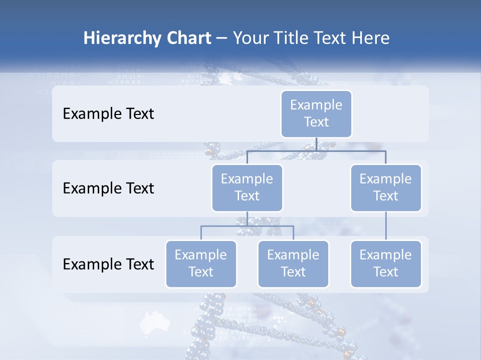 A Blue And White Structure With A Blue Background PowerPoint Template