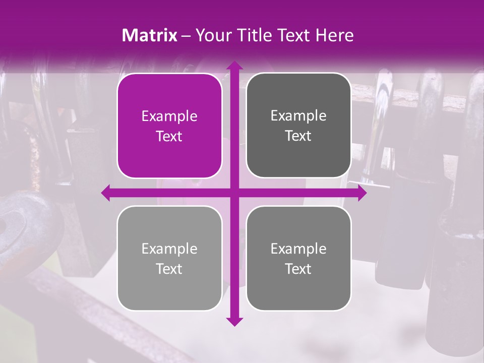 A Bunch Of Padlocks Are Attached To A Fence PowerPoint Template
