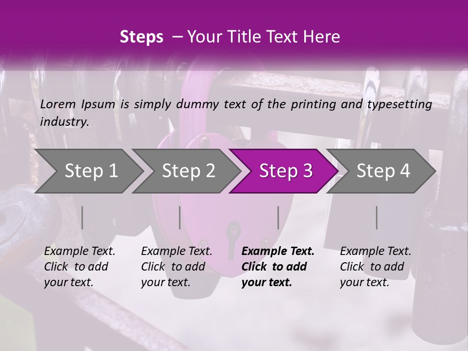 A Bunch Of Padlocks Are Attached To A Fence PowerPoint Template