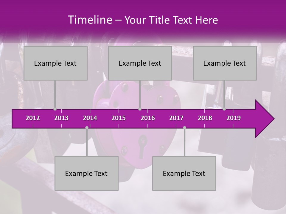 A Bunch Of Padlocks Are Attached To A Fence PowerPoint Template
