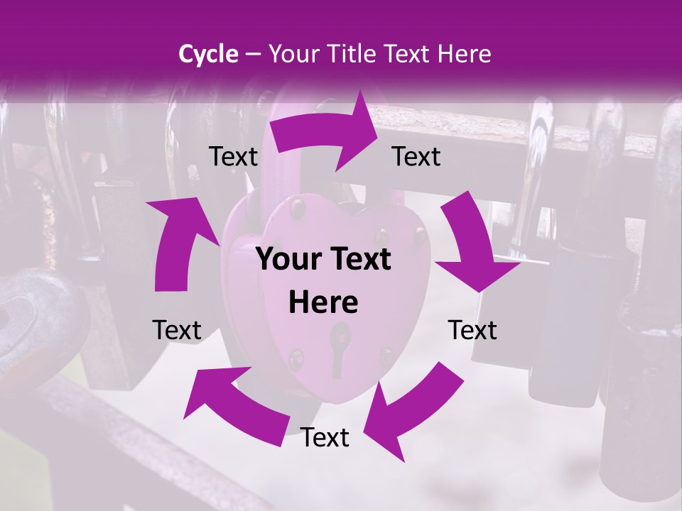 A Bunch Of Padlocks Are Attached To A Fence PowerPoint Template