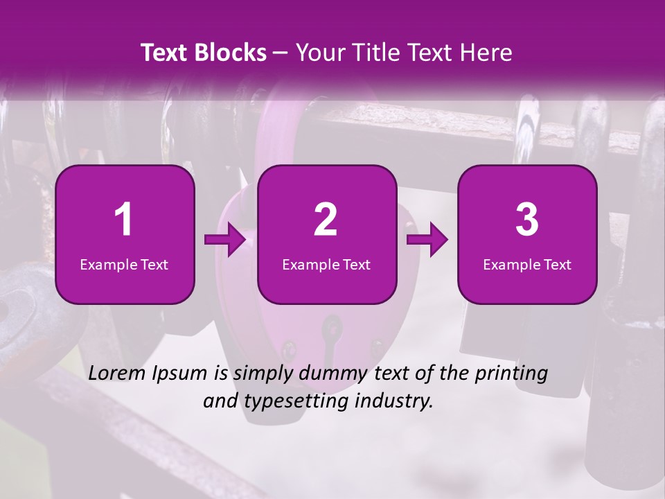 A Bunch Of Padlocks Are Attached To A Fence PowerPoint Template