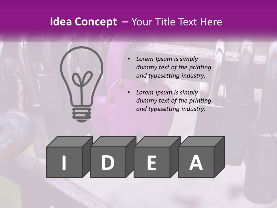 A Bunch Of Padlocks Are Attached To A Fence PowerPoint Template