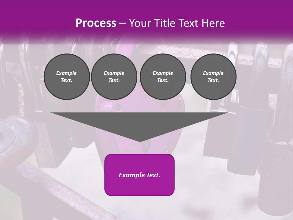 A Bunch Of Padlocks Are Attached To A Fence PowerPoint Template