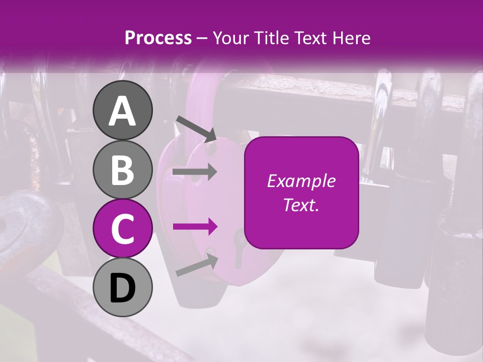 A Bunch Of Padlocks Are Attached To A Fence PowerPoint Template