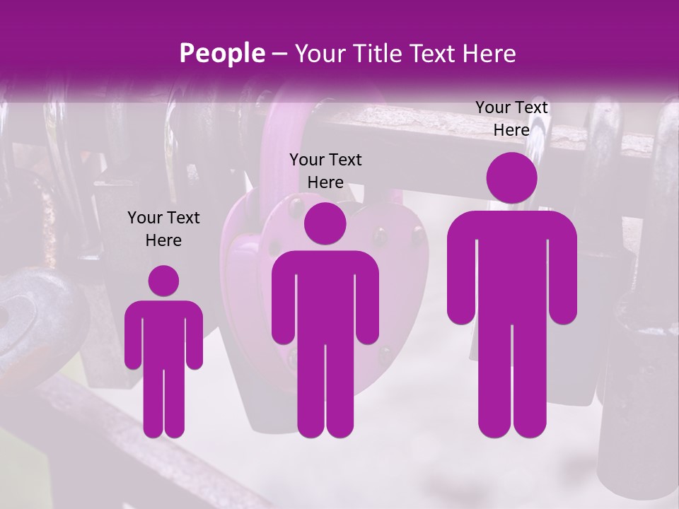 A Bunch Of Padlocks Are Attached To A Fence PowerPoint Template