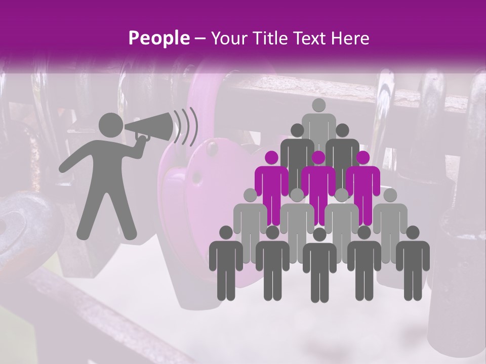 A Bunch Of Padlocks Are Attached To A Fence PowerPoint Template