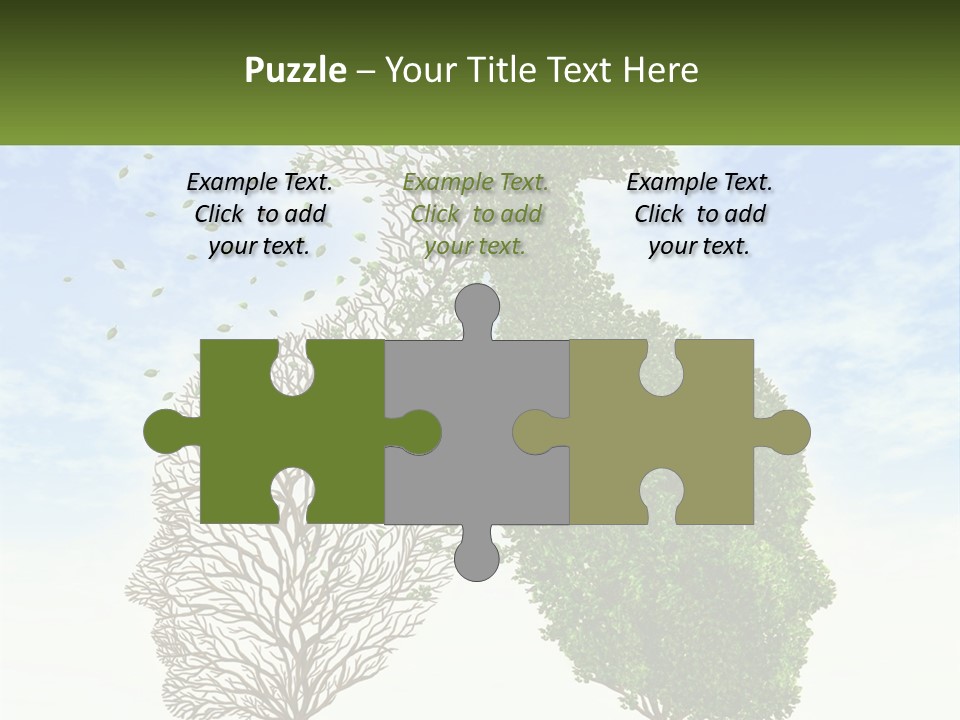 A Picture Of A Tree And A Human's Lungs PowerPoint Template