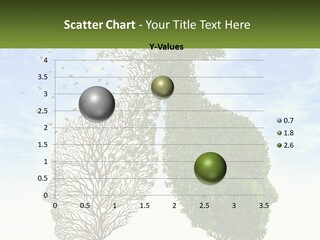A Picture Of A Tree And A Human's Lungs PowerPoint Template