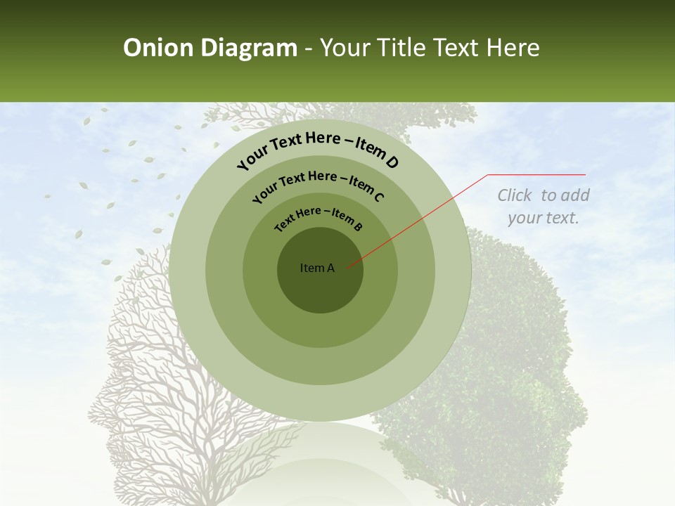 A Picture Of A Tree And A Human's Lungs PowerPoint Template