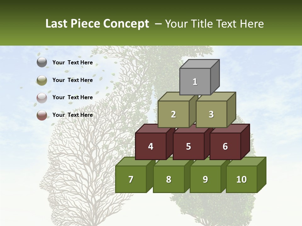 A Picture Of A Tree And A Human's Lungs PowerPoint Template