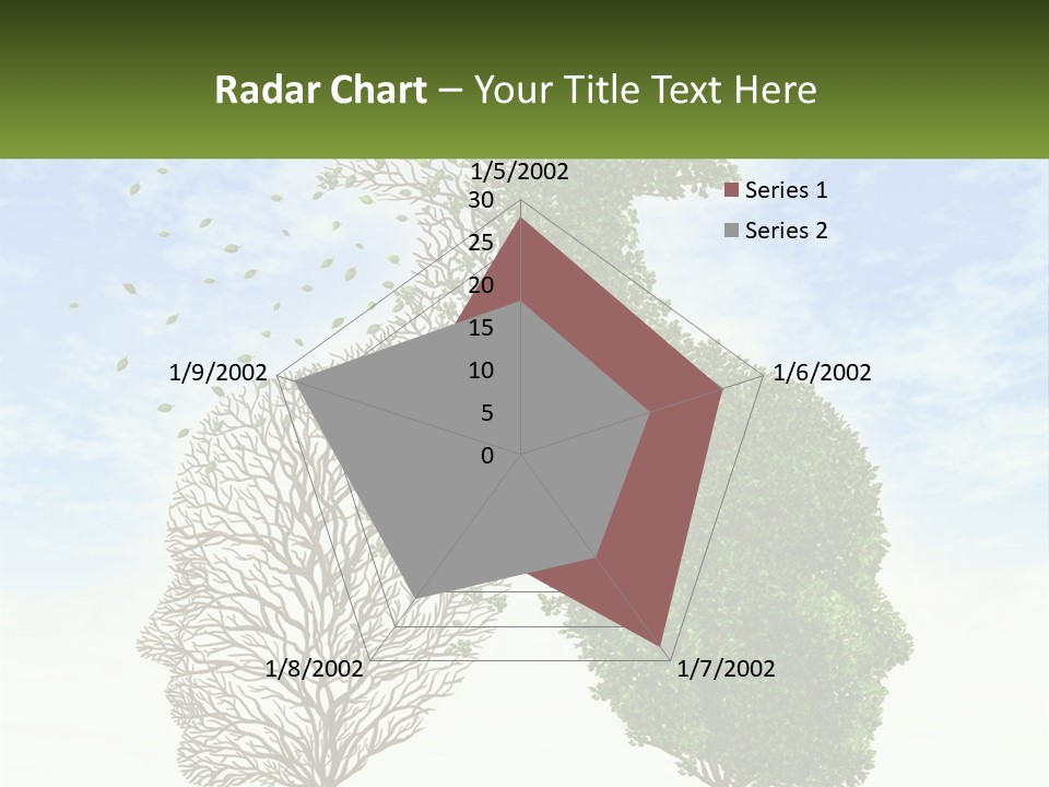 A Picture Of A Tree And A Human's Lungs PowerPoint Template