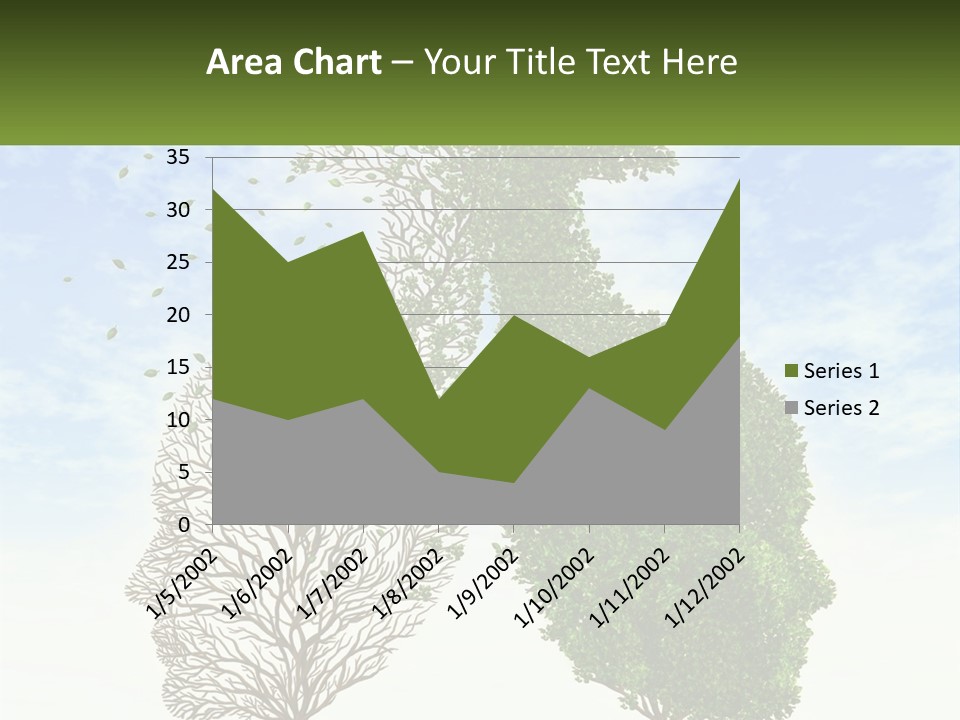 A Picture Of A Tree And A Human's Lungs PowerPoint Template