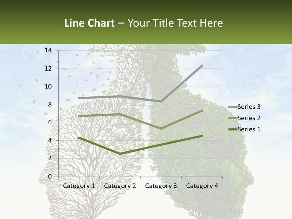 A Picture Of A Tree And A Human's Lungs PowerPoint Template