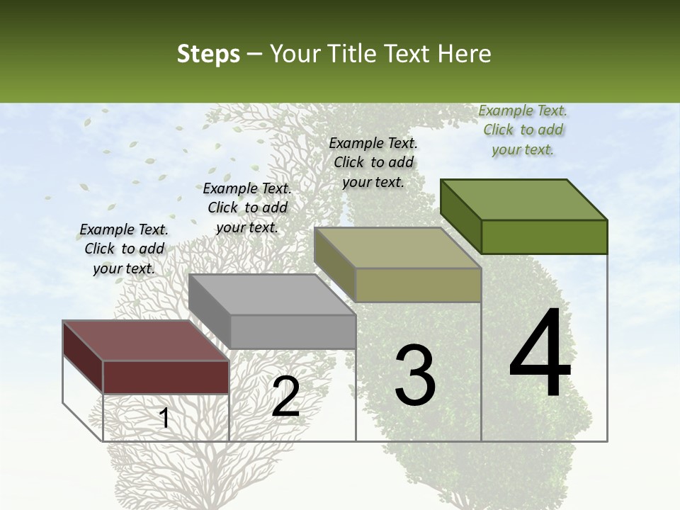 A Picture Of A Tree And A Human's Lungs PowerPoint Template