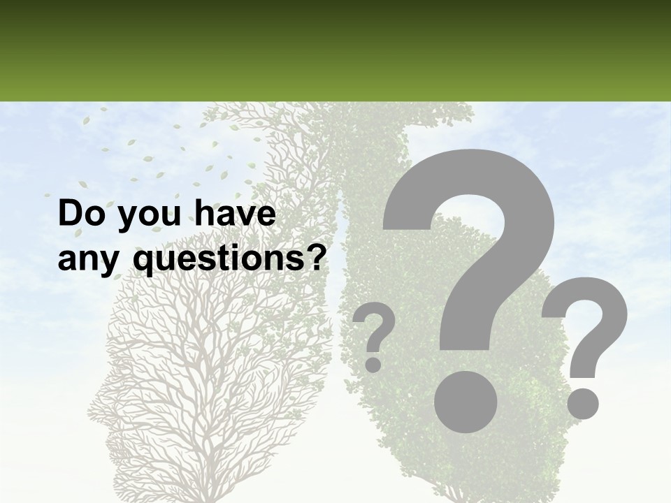 A Picture Of A Tree And A Human's Lungs PowerPoint Template