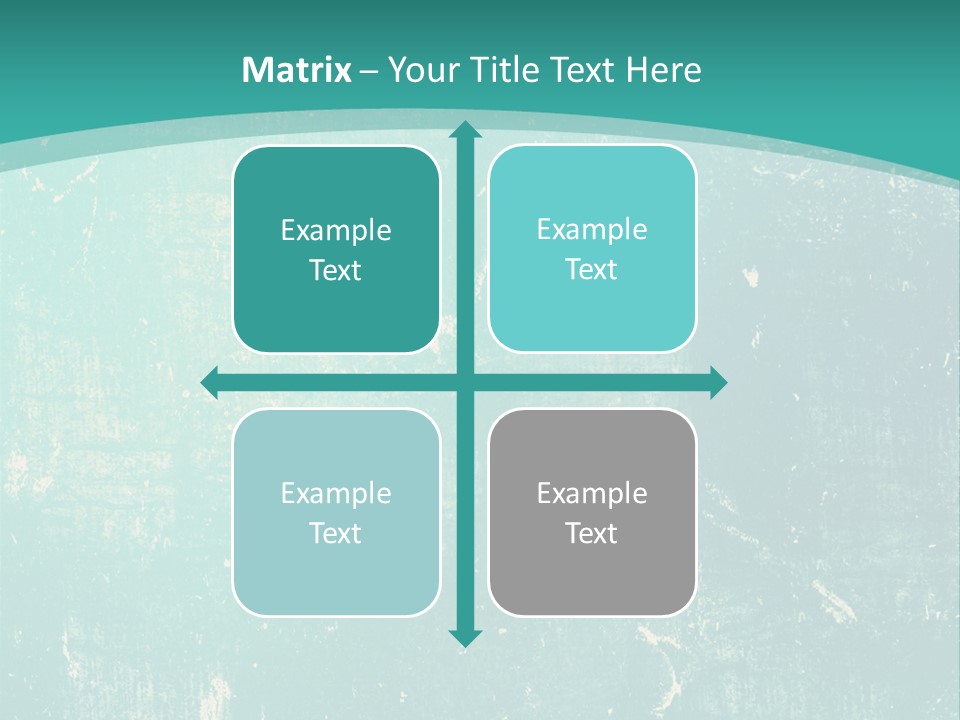 A Blue And Green Background With A Grungy Texture PowerPoint Template