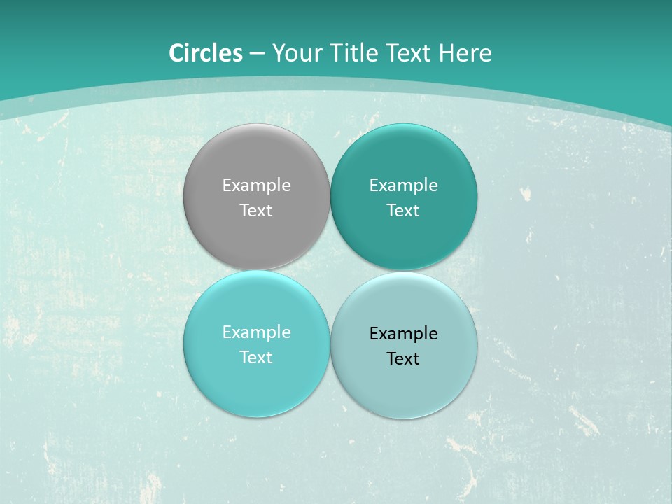 A Blue And Green Background With A Grungy Texture PowerPoint Template