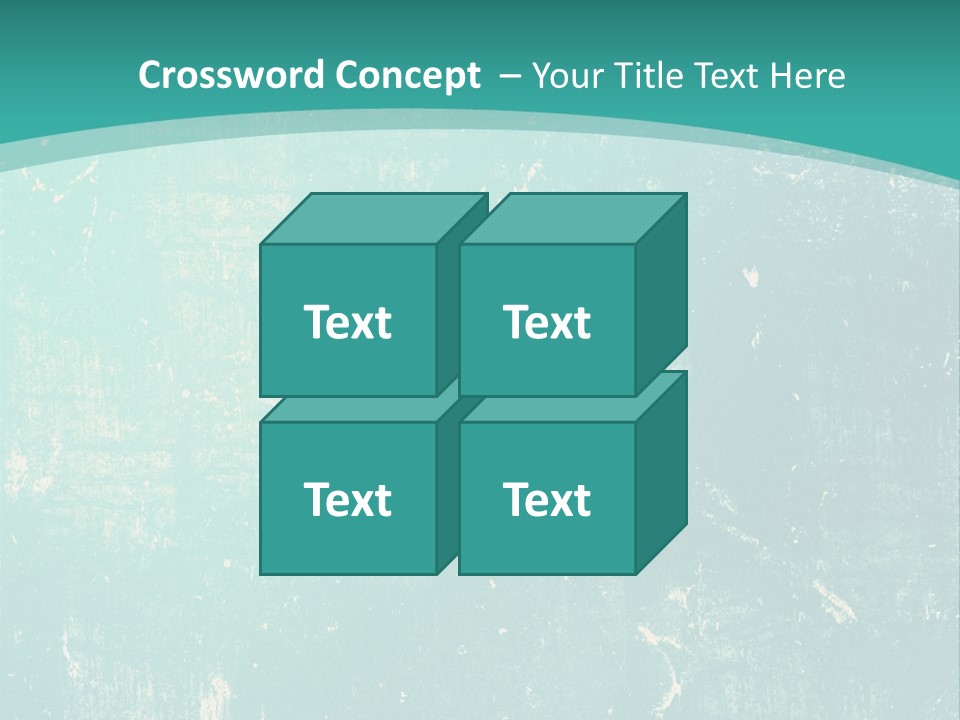 A Blue And Green Background With A Grungy Texture PowerPoint Template