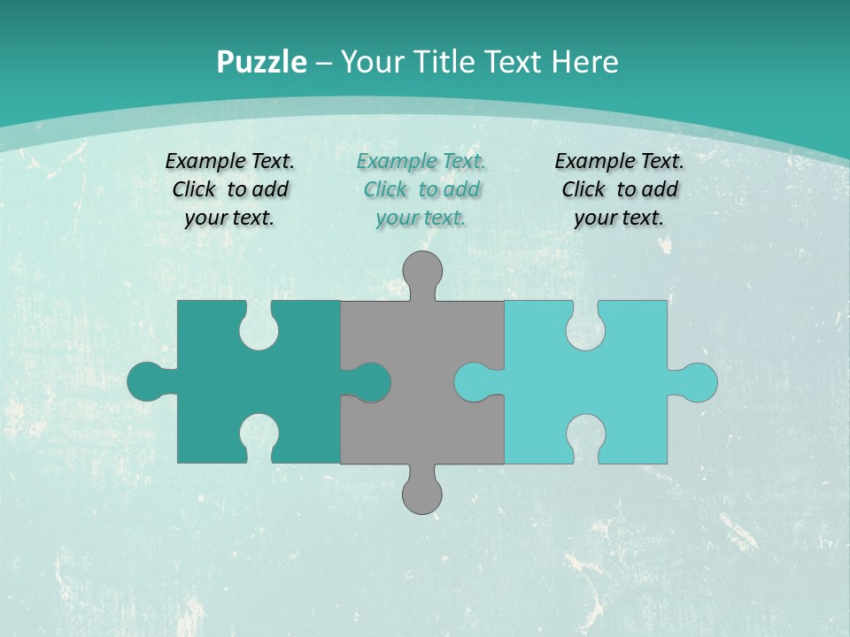 A Blue And Green Background With A Grungy Texture PowerPoint Template