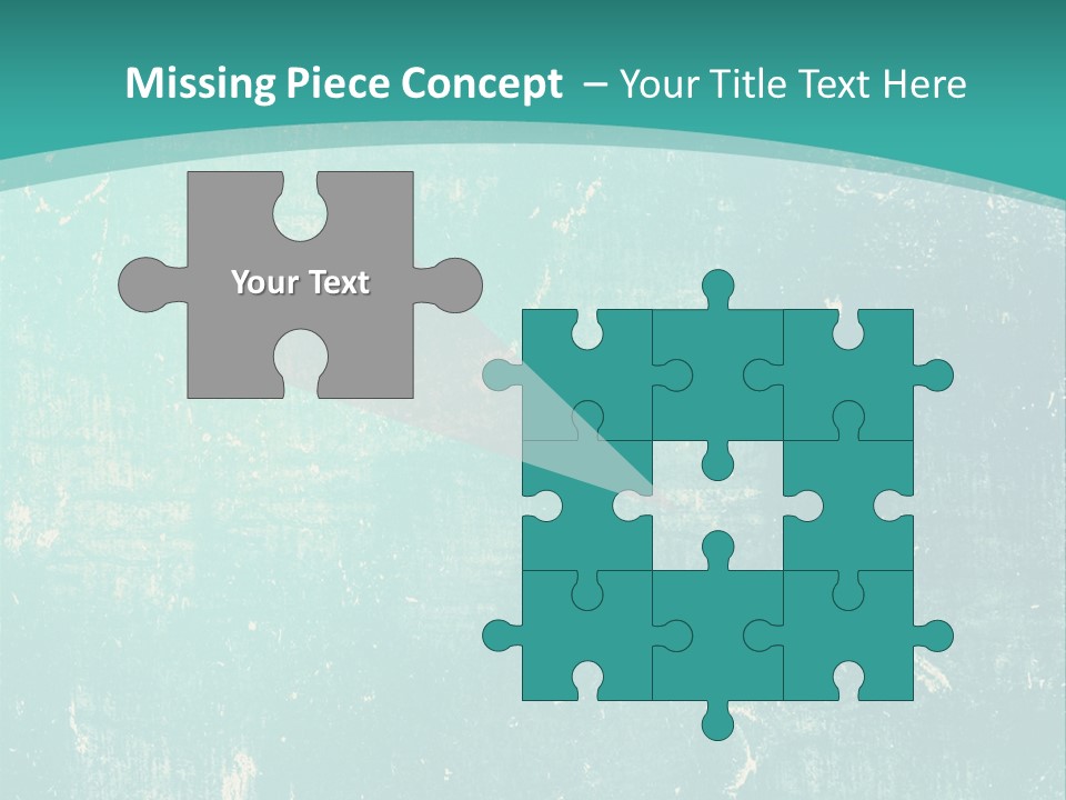 A Blue And Green Background With A Grungy Texture PowerPoint Template