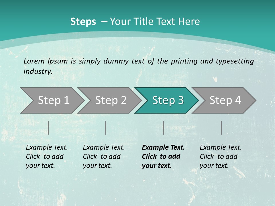 A Blue And Green Background With A Grungy Texture PowerPoint Template