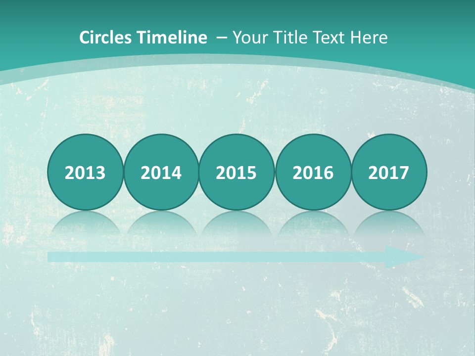 A Blue And Green Background With A Grungy Texture PowerPoint Template