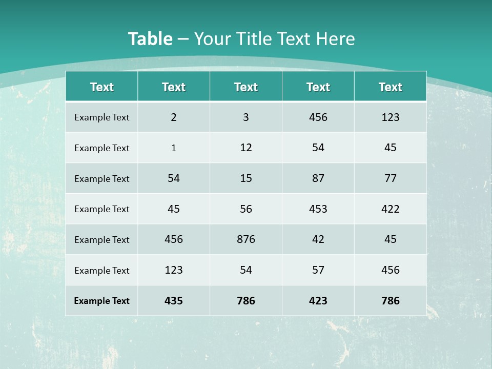 A Blue And Green Background With A Grungy Texture PowerPoint Template