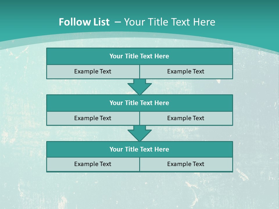 A Blue And Green Background With A Grungy Texture PowerPoint Template