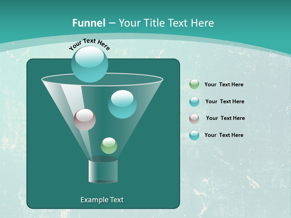 A Blue And Green Background With A Grungy Texture PowerPoint Template