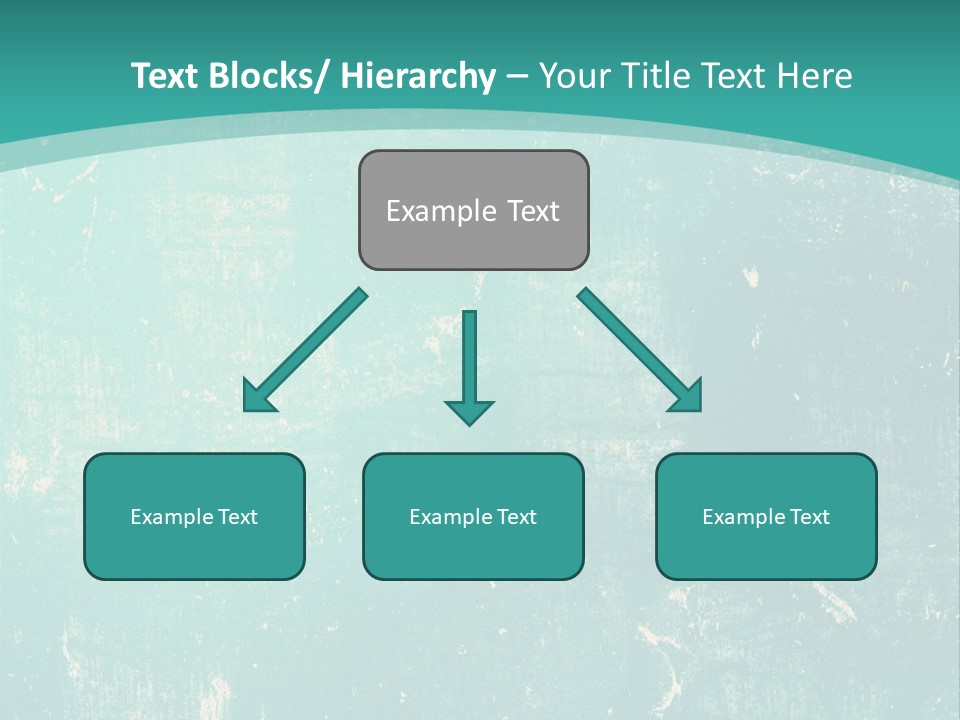 A Blue And Green Background With A Grungy Texture PowerPoint Template